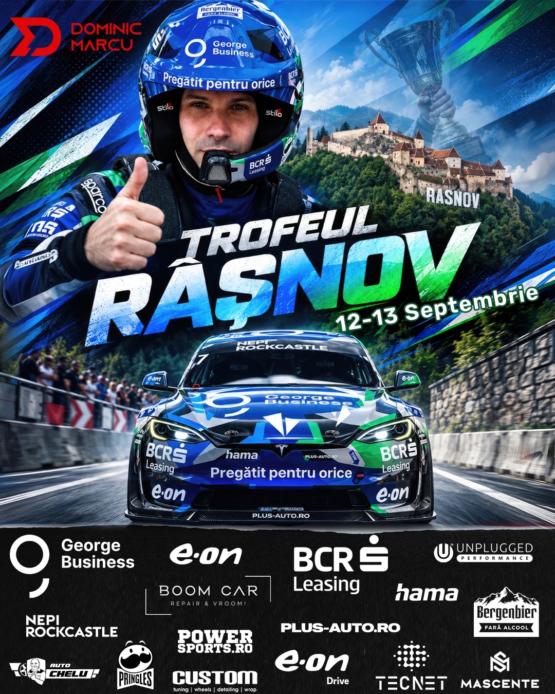 Grafică pentru Trofeul Râșnov · afiș, Dominic Marcu